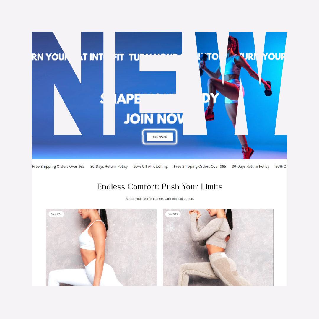 Shopify Website Template