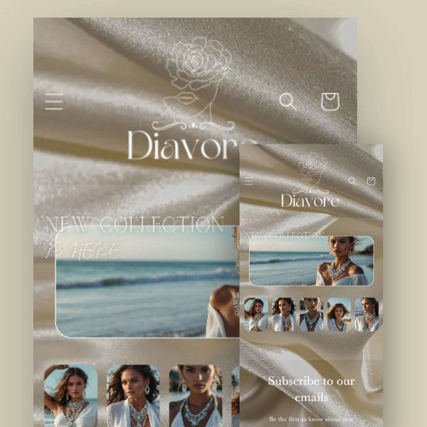 Aesthetic Boutique Website Template - Diavore