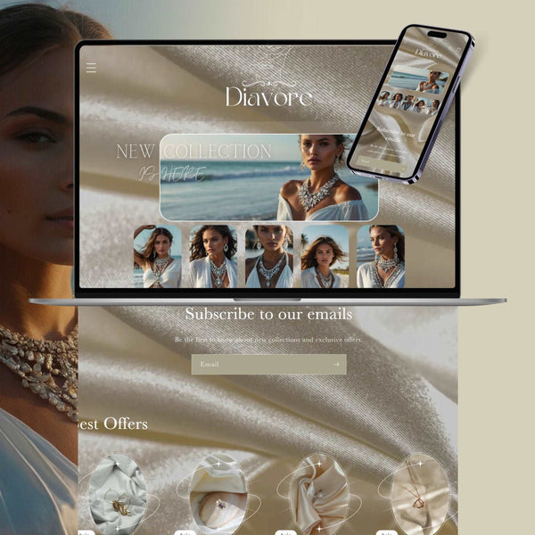 Aesthetic Boutique Website Template - Diavore