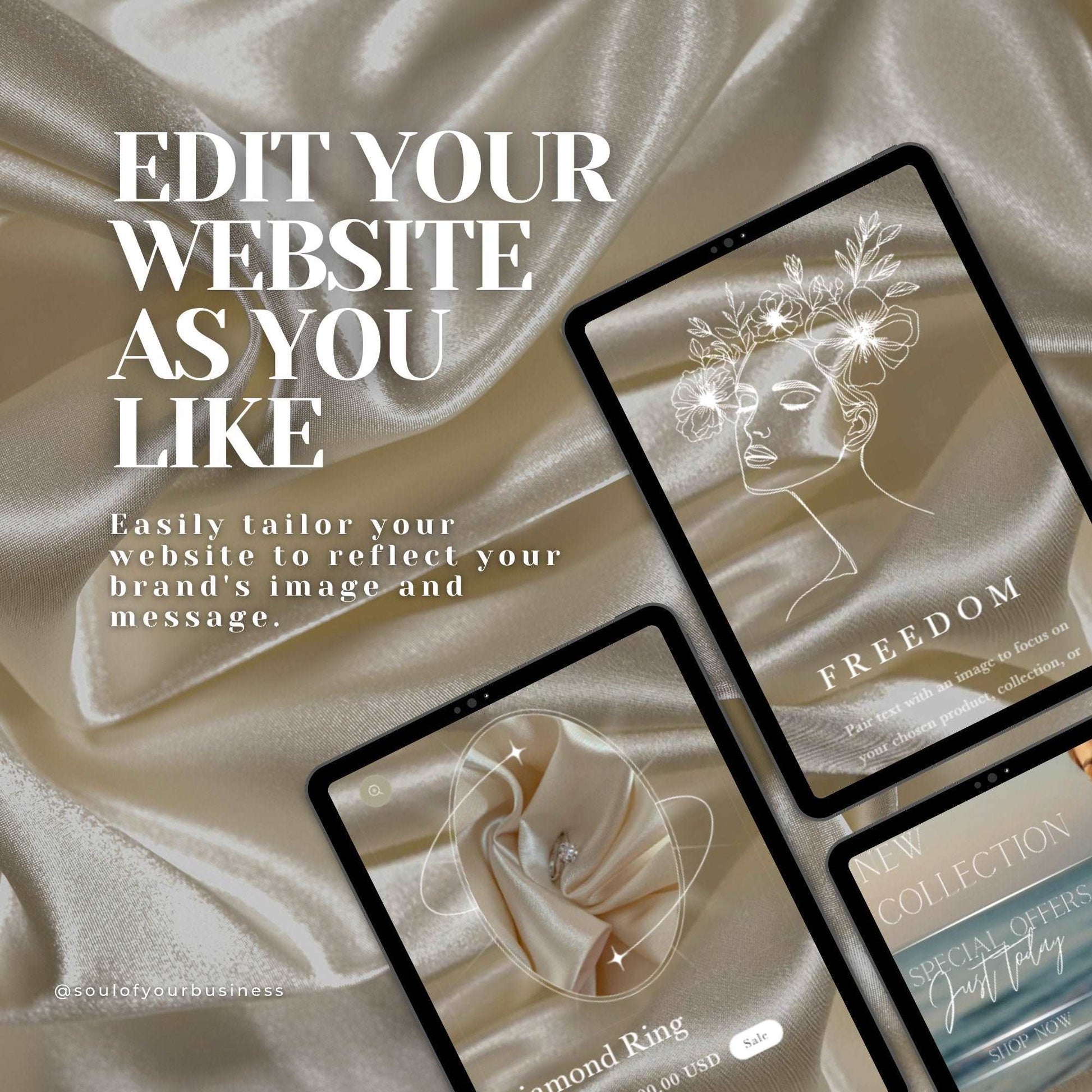 Aesthetic Boutique Website Template - Diavore - Soul Of Your Business