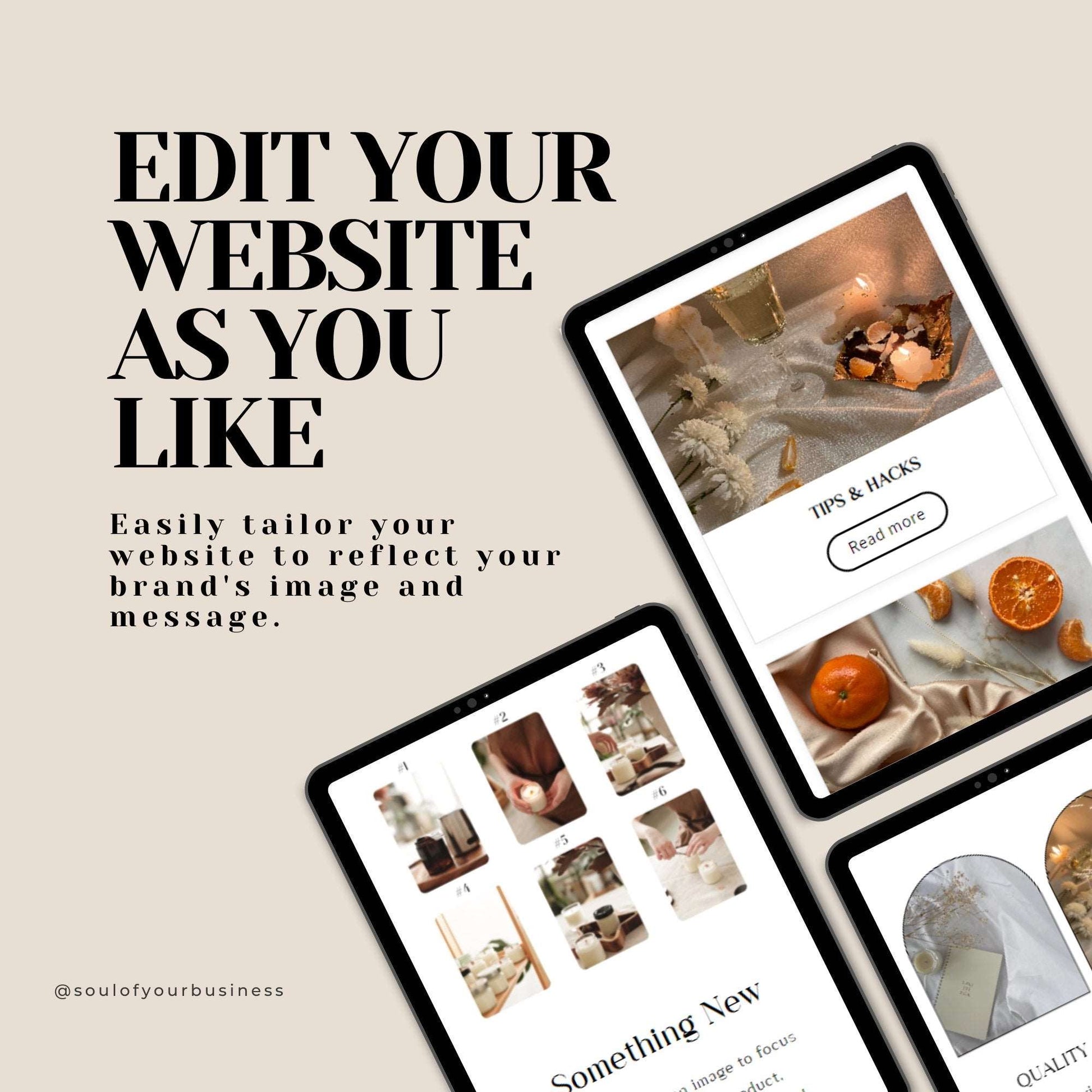 Candle Website Template - Ohlum - Soul Of Your Business