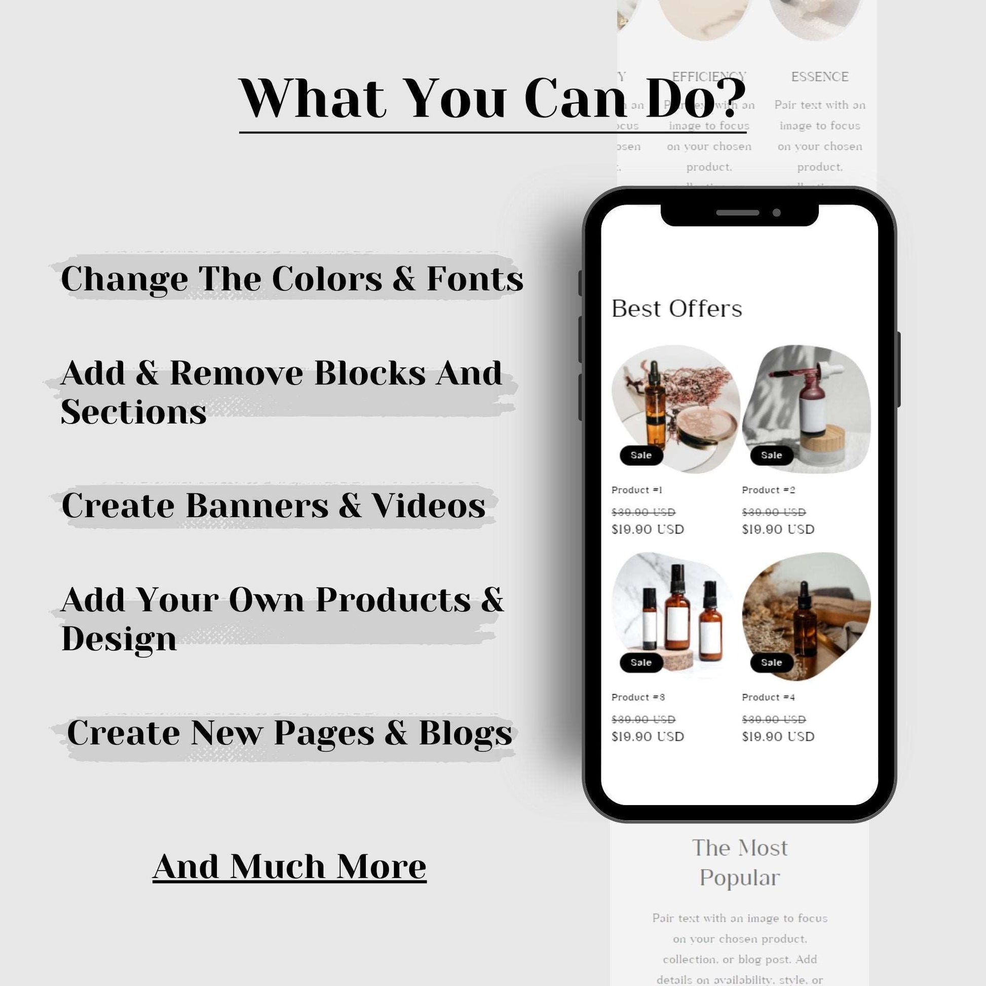 Cosmetics Website Template - Soul Of Your Business