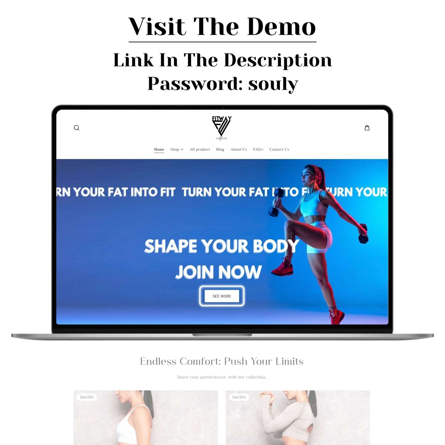 Fitness Website Template - Soul Of Your Business