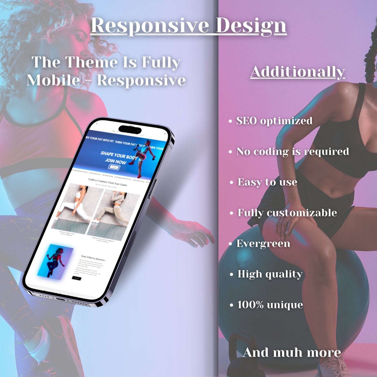 Fitness Website Template - Soul Of Your Business