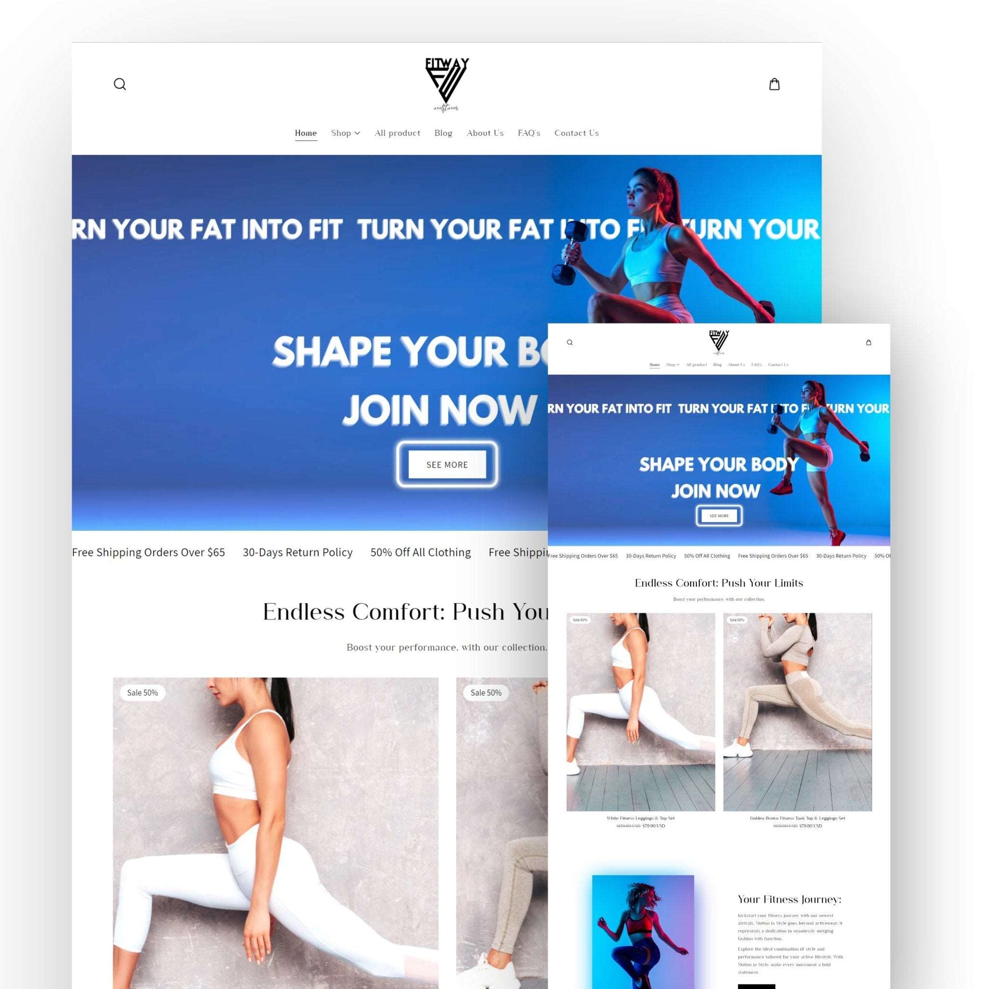 Fitness Website Template - Soul Of Your Business