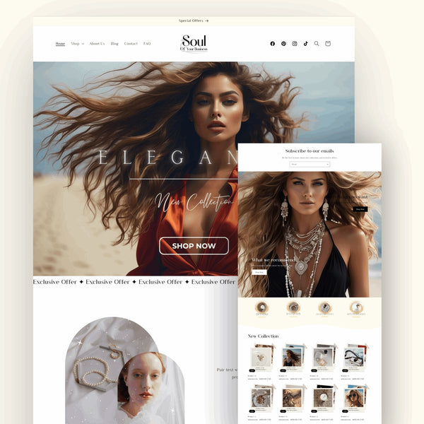 Luxury Boutique Website Template