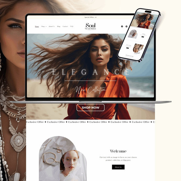 Luxury Boutique Website Template